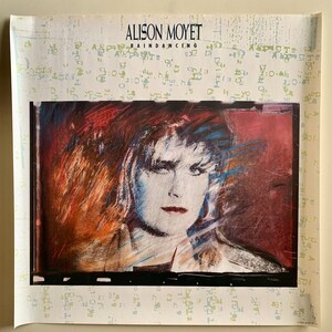 Alison MOYET * Promo Poster * Raindancing * Vintage * Origineel * 1987 * 23"x23" * Verzamelobject
