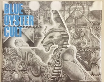 BLUE OYSTER CULT * Promo Poster * Revolution By Night * Vintage * Original * Oversized 36x36 * 1983 * Collectible