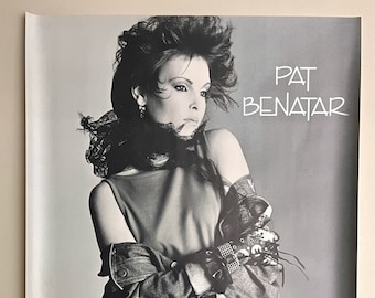 Pat BENATAR * Music Poster * Funky Enterprises #3017, Richmond Hill, NY * Vintage * Original * 1985 * Collectible * 22"x33"