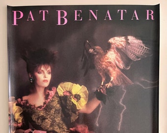 Pat BENATAR * Promo Poster * Tropico * Vintage * Original * 1984 * Collectible * 26"x35"