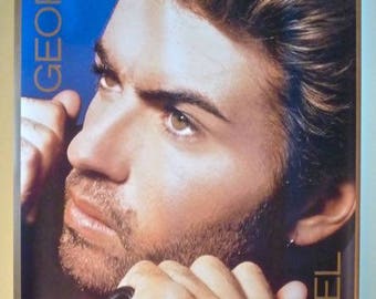George MICHAEL - Poster promozionale , era di fede d'epoca d'epoca , originale , 24x36 , 1987 , RARE