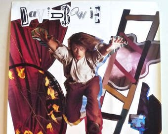 David BOWIE * Promo Poster * Never Let Me Down * 24"x36" * 1987 * Vintage * Original