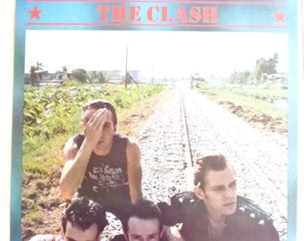 The CLASH * Promo Poster * Combat Rock * Oversized 32x48 * RARE * Vintage * Original * 1982 * Very Collectible