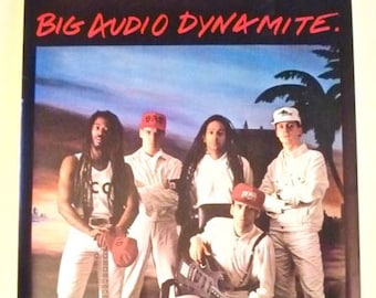 BIG AUDIO DYNAMITE * Promo Poster * No. 10, Upping St * Vintage * Original * The Clash * 24x36 *1986