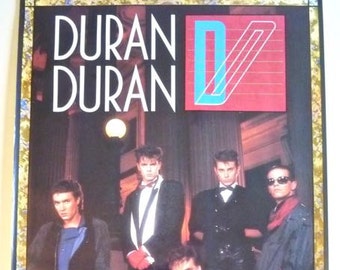 DURAN DURAN * Promo Poster * Seven and the Ragged Tiger * 1983 * Vintage * Originale * 24x35