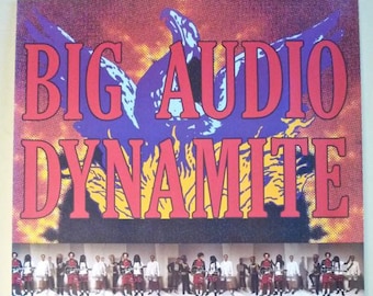 BIG AUDIO DYNAMTE * Tour Poster * On Tour * Vintage * Original * The Clash * 23x28 * 1989 * Collectible