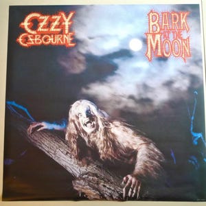 Ozzy OSBOURNE * Promo Poster * Bark at the Moon * 1983 * Rare * Oversized 36x36 * Vintage * Original * Sammlerstück