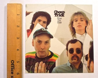 CHEAP TRICK * Promo Postcard * One On One * Vintage * Original * 1982 * 6"x6" * Collectible