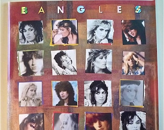 BANGLES * Promo Poster * Different Light * 1985 * Vintage Original * Susanna Hoffs * Vicki Debbi Peterson * 23x23