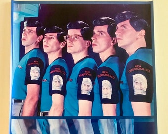 DEVO * Promo Poster * New Traditionalists * Mothersbaugh * Casale * Myers * Vintage * Original * 21-1/4x35 * 1981