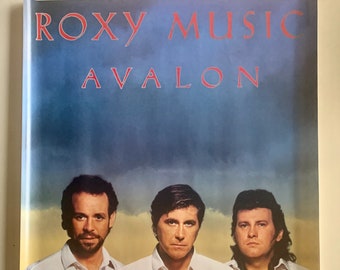 ROXY MUSIC * Promo Poster * Avalon * Bryan Ferry * Phil Manzanera * Andy Mackay * Vintage * Original * 1982 * 23"x35" * Collectible