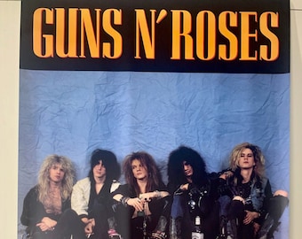 GUNS N' ROSES * Promo Poster * Appetite for Destruction * Vintage