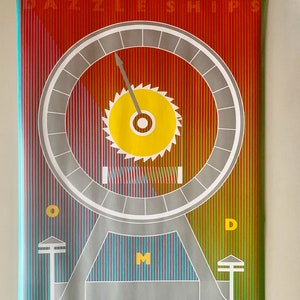 OMD * Promo Poster * Dazzle Ships * Orchester Manöver im Dunkeln * Vintage * Original * 1983 * 24x36 * Sammlerstück