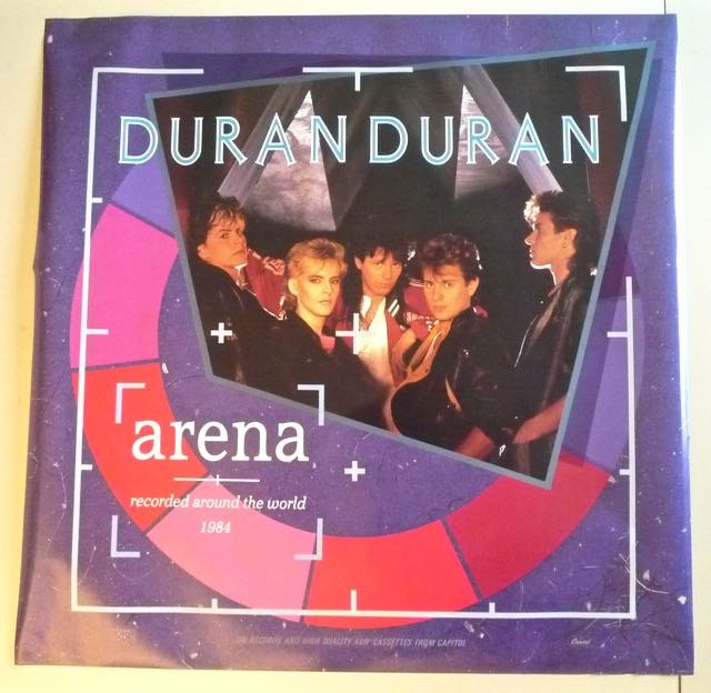 Duran Duran レコード 付属ポスター付き DURAN DURAN * Promo Poster * Arena * Recorded Around the World