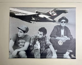 BEASTIE BOYS * Promo Poster * License to Ill * Def Jam Recordings * Vintage * Original * 1986 * 42x33