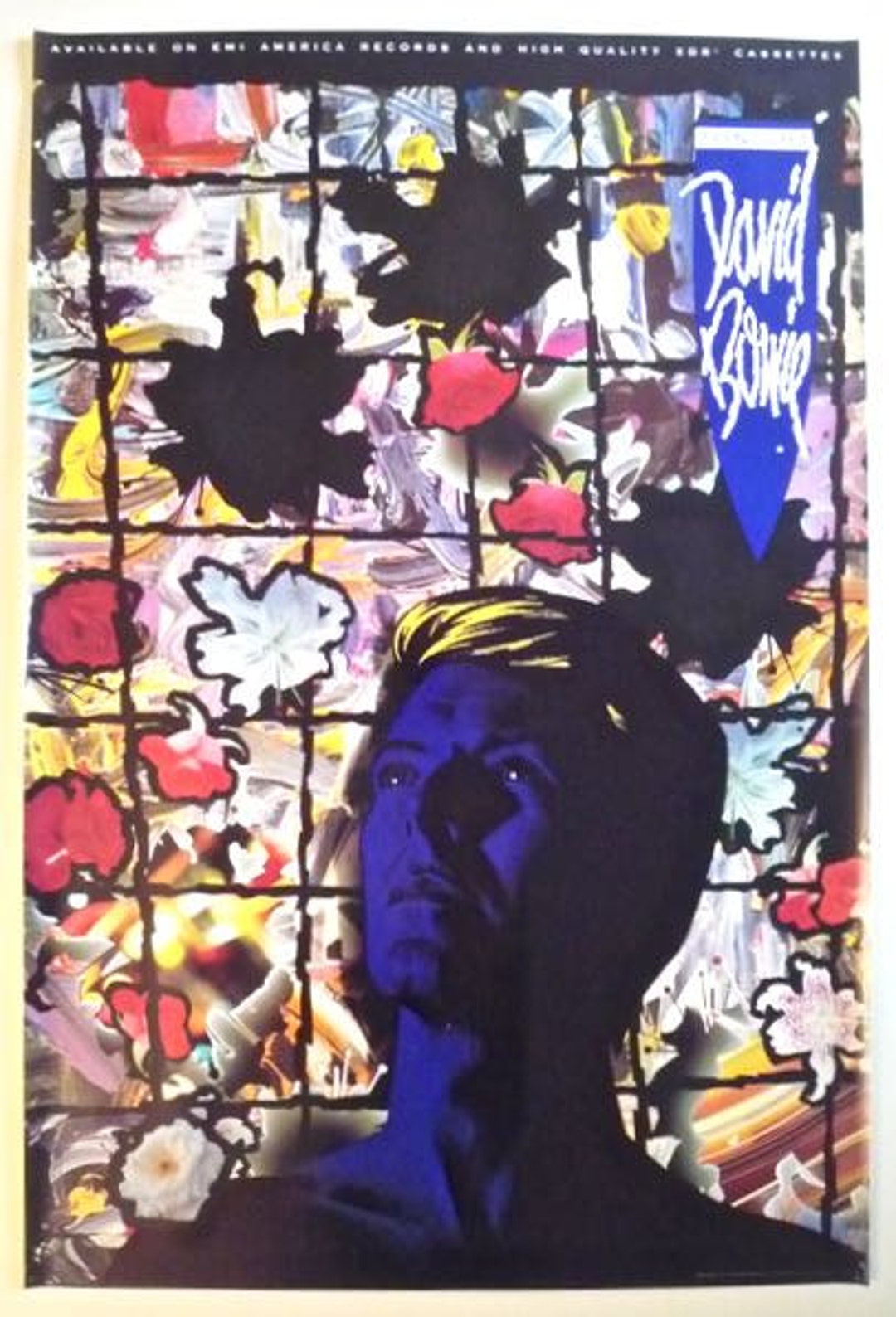 David BOWIE * Promo Poster * Tonight * Vintage Original * 1984 * 24x36 ...