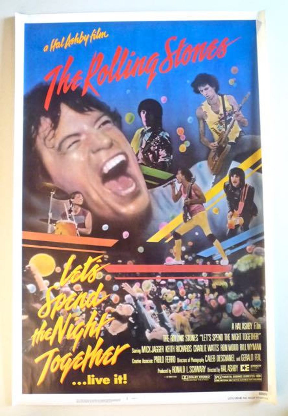 ROLLING STONES * Movie 1sheet Poster * Let's Spend the