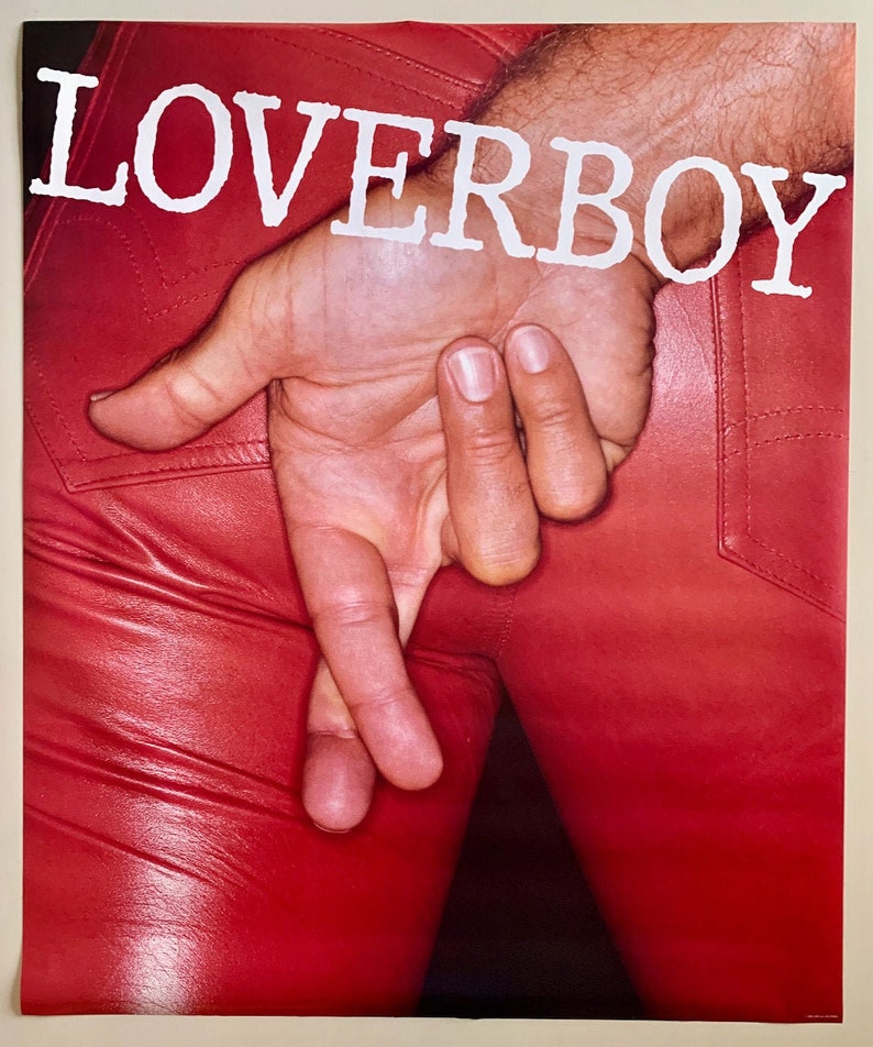 36x43 Promo Poster Vintage 1981 Original Scott Smith LOVERBOY Collectible Mike Reno Paul Dean Get Lucky