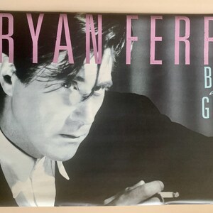 Bryan FERRY * Promo Poster * Jongens en meisjes * Vintage * Origineel * Anthony Price, fotograaf * EG Records * 1985 * 35"x23" * Collectible
