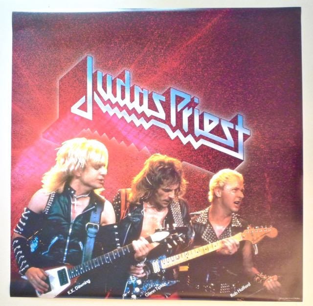 JUDAS PRIEST * Promo Poster * Defenders of the Faith * Original