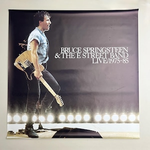 Bruce SPRINGSTEEN & E Street Band * Póster promocional * En vivo 1975-85 * 1986 * Vintage * Original * 36x36