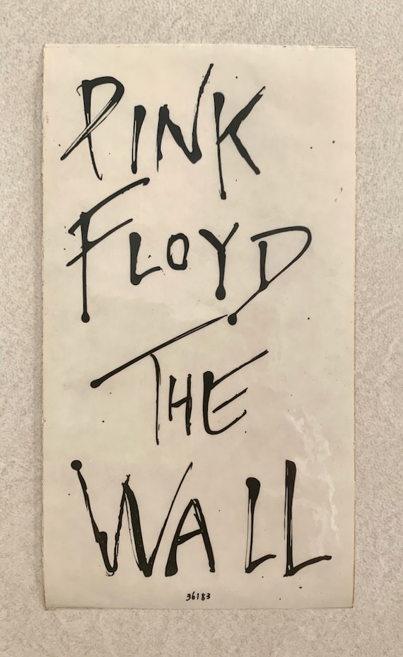 PINK FLOYD Promo Sticker * the Wall * 7