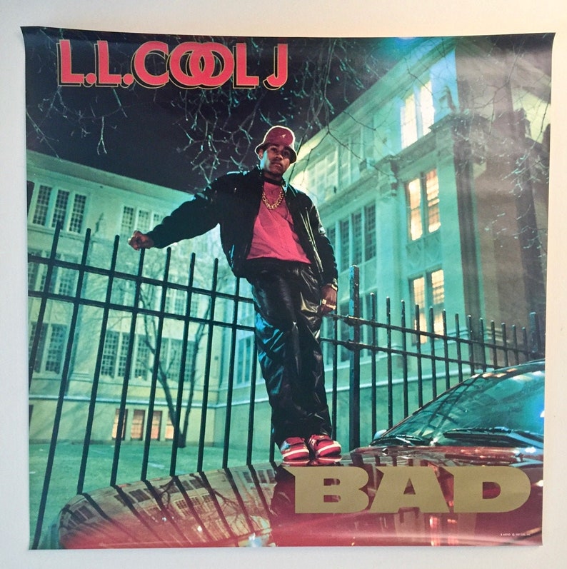 LL Cool J Promo Poster BAD Bigger and Deffer Def Jam Etsy