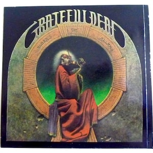 GRATEFUL DEAD Promo Aufkleber * Blues For Allah * 4&quot; x 4&quot; Aufkleber * 1975 * Vintage * Original