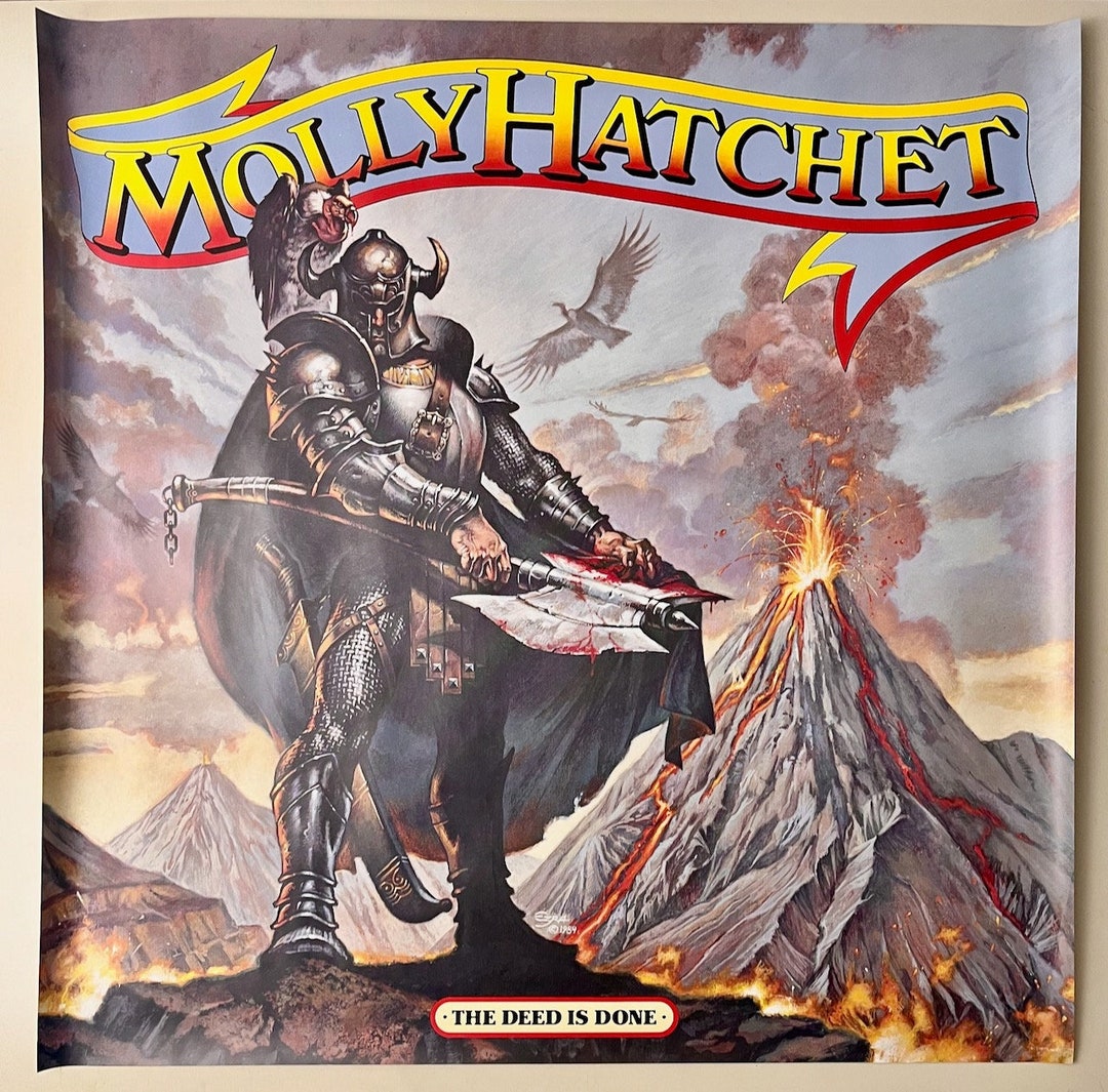 MOLLY HATCHET * Promo Poster * the Deed is Done * Ezra Tucker, Artist — free download