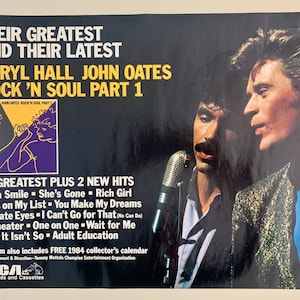 Hall Oates Poster - Etsy