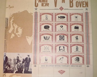 CAMPER VAN BEETHOVEN * Promo Poster * Our Beloved Revolutionary Sweetheart * Vintage * Original * 24x24 * 1988