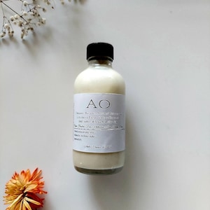 Organic "Balance Beyond" Botanical Luxurious Facial Crème Cleanser - age defying DMAE, rooibos + white tea, MSM, olive + aloe.