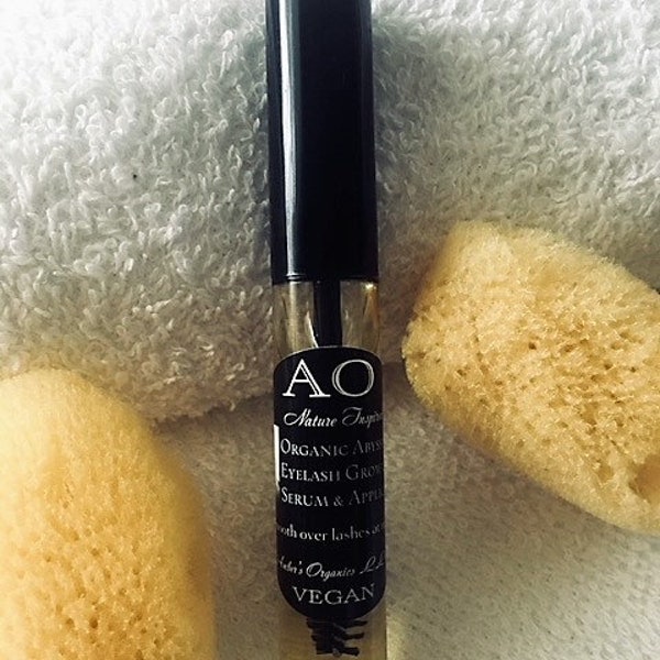 Nature Inspired Organic Abyssinian + Chia + Horsetail Nutrient Fusion Eyelash Growth + Health Serum