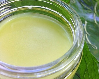 Organic Fresh Lemon Balm Leaf + EO Essential Exclusives Herbal Skin Treatment Ointment