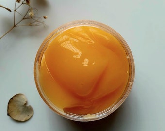 Organic Deep Warm Muscle + Pain Orange Jelly Rub - An orchestra of essential oils brings warm relief