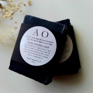 Organic "Active C Creme" Soap Charcoal Chamomile Clay + Aloe Smooth Ageless Goat's Milk - Deep Cleansed to Perfection Skin Bar