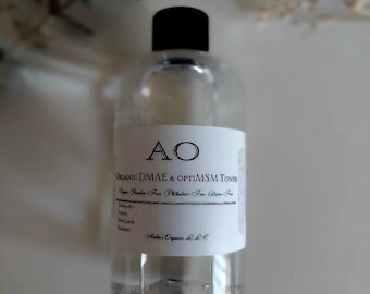 Organic DMAE + OptiMSM Anti Aging Skin Ultra Absorb Toner. Tone, Firm, Lift - Love fresh skin!