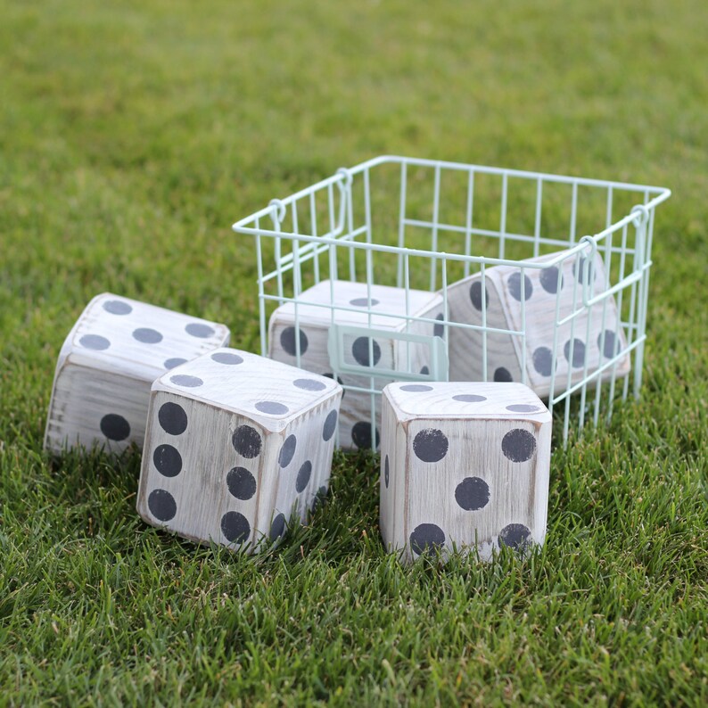 Yard Yahtzee Outdoor Dice Giant Dice Large Dice Yard Dice Yard Game Home Decor Toy Dice