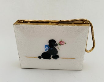 Vintage Bauble Mini Zipper Pouch by Dolly Cool Snowflake Vintage Holidays Cat 50s novelty Poodle Eiffel Tower Paris