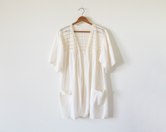 light cream cardigan