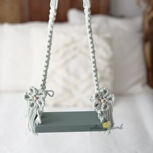 Macrame swing, photo props