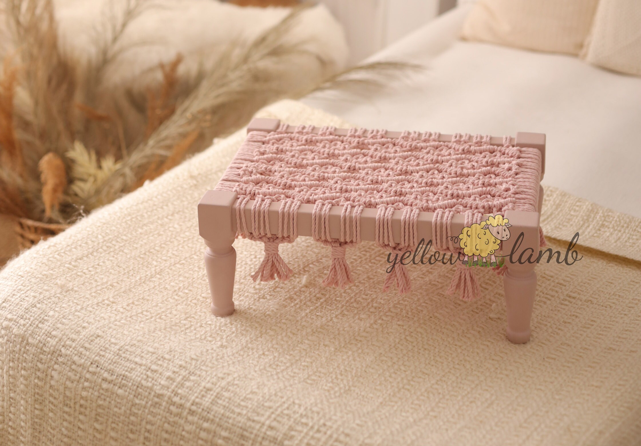Macrame Platform, Photo Prop, Boho Photo Props - Etsy