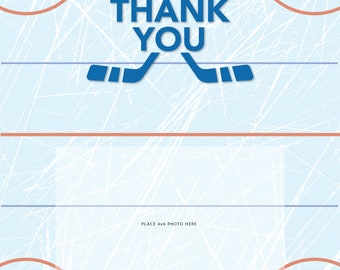 DIGITAL DOWNLOAD: Hockey &gt;&gt; Thank You! (8x10)