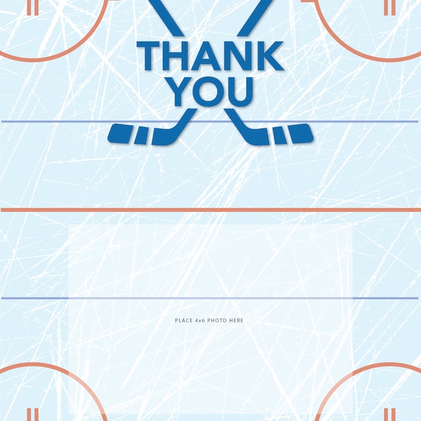 Hockey Thank You - Etsy