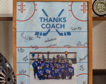 DIGITAL DOWNLOAD: Hockey Coach >> Thanks Coach (8x10)