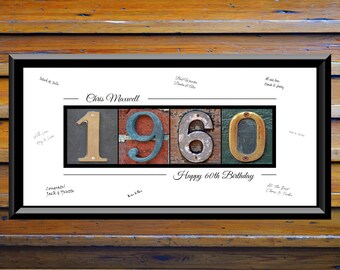 60th Birthday Gift For Him 60th Birthday Gift For Men 60th Etsy