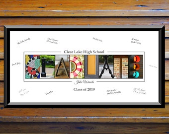 High School Graduation Party Idea Black And White Graduation Etsy