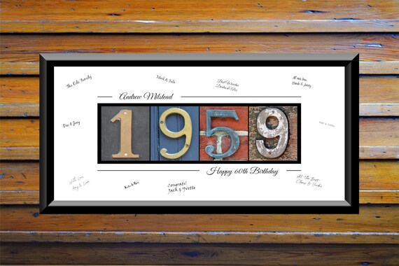 60th Birthday Gifts For Women Gifts Men 60 Year Birthday Etsy