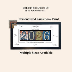 Work Anniversary Gift for Employee Appreciation, Signable Office Guest Book and Milestone Party Decoration