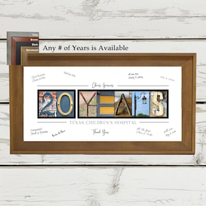 10 15 20 25 35 40 Year Work Anniversary Gift, Employee Appreciation Gift, Years Of Service Thank You Gift Service, Employee Anniversary Gift